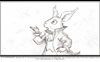 Animation Progression White Rabbit 1 of 5